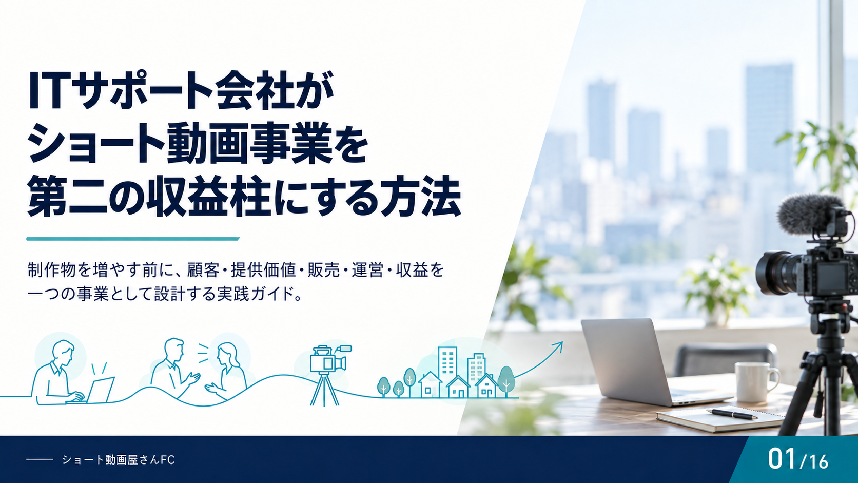 ITサポート会社がショート動画事業を第二の収益柱にする方法の表紙