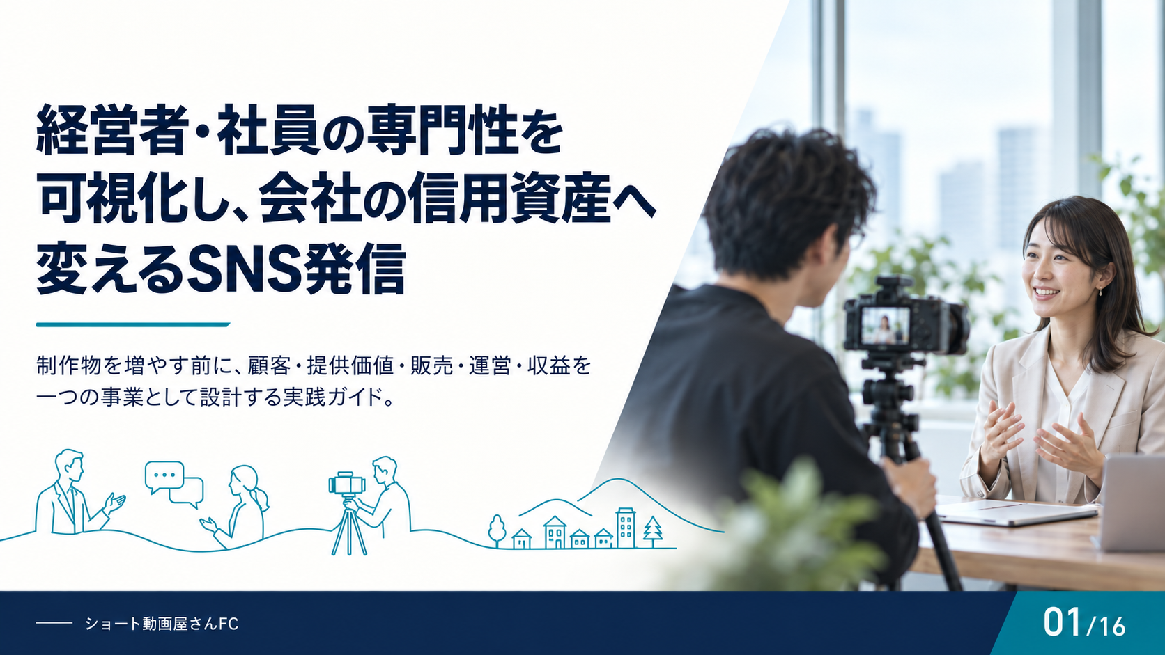 経営者・社員の専門性を可視化し、会社の信用資産へ変えるSNS発信の表紙