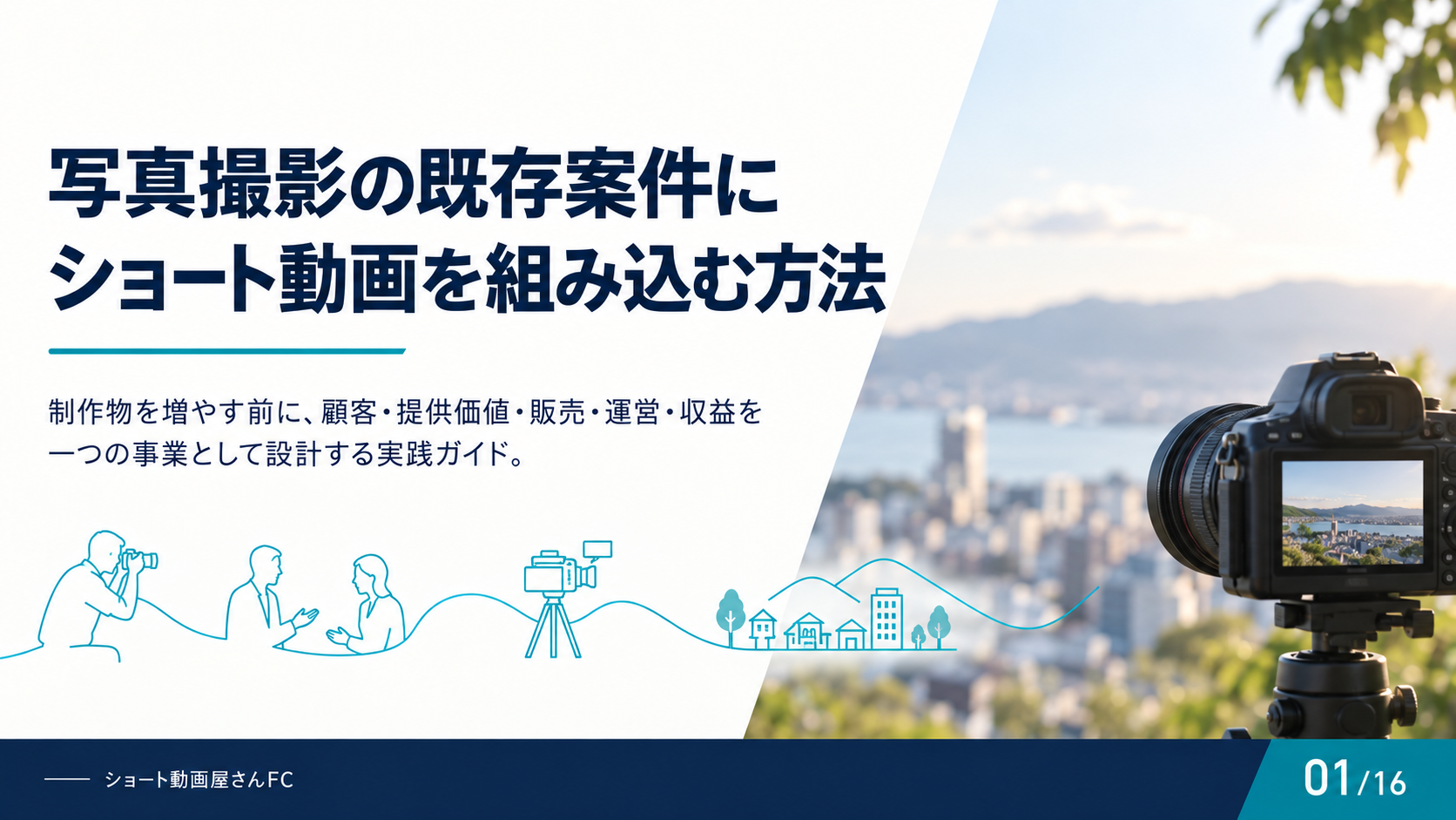 写真撮影の既存案件にショート動画を組み込む方法の表紙