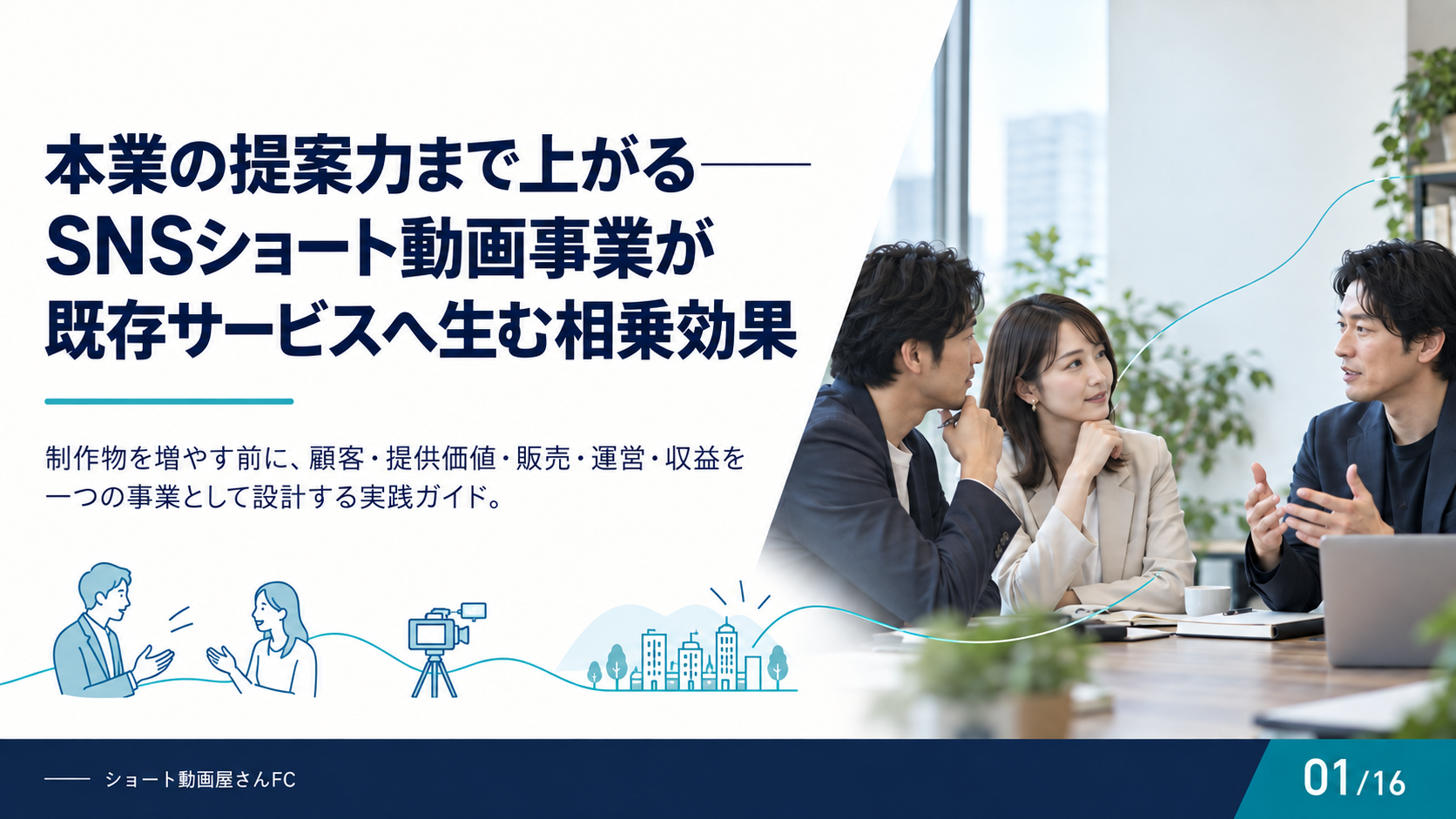 本業の提案力まで上がる——SNSショート動画事業が既存サービスへ生む相乗効果の表紙