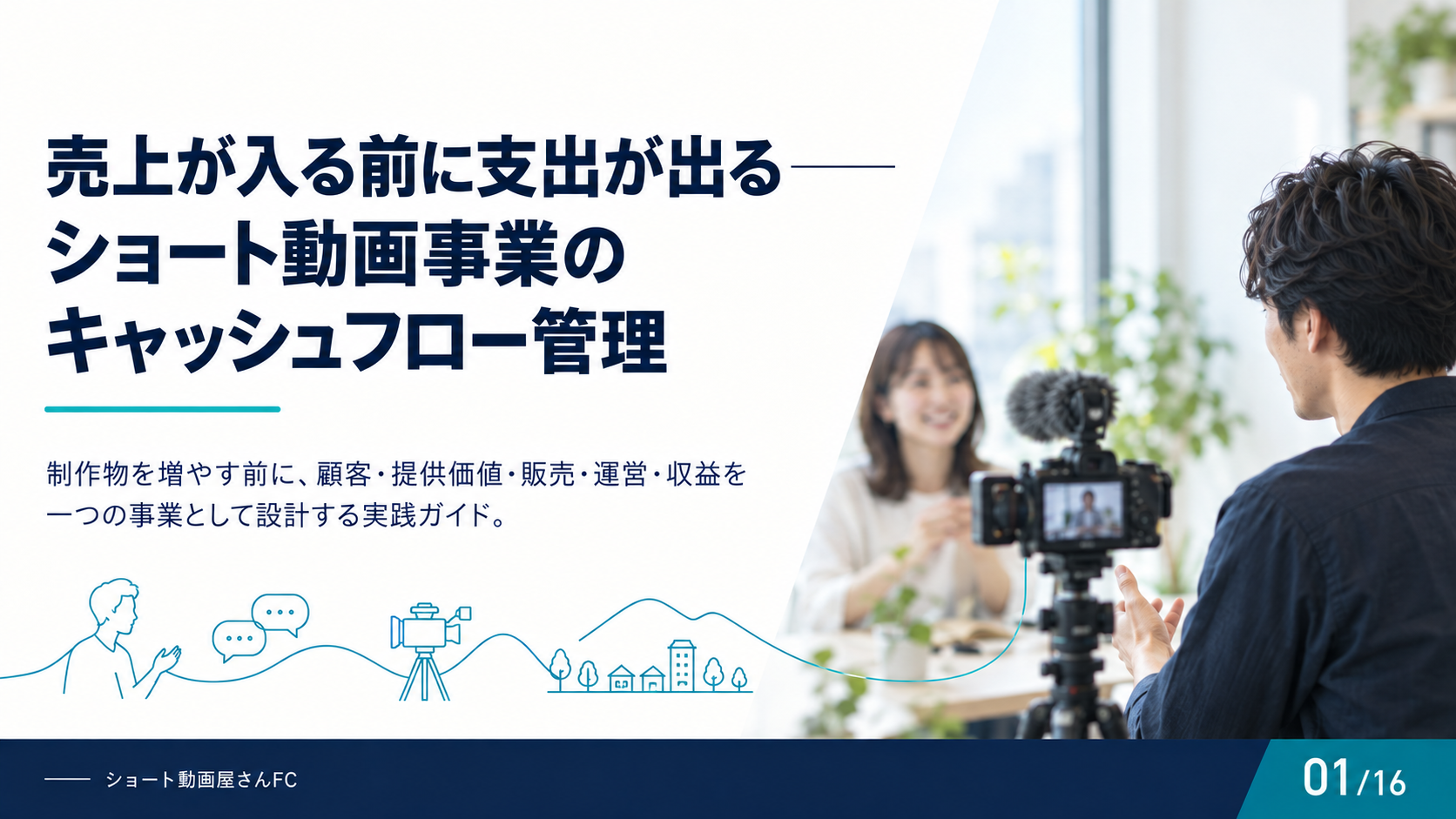 売上が入る前に支出が出る——ショート動画事業のキャッシュフロー管理の表紙