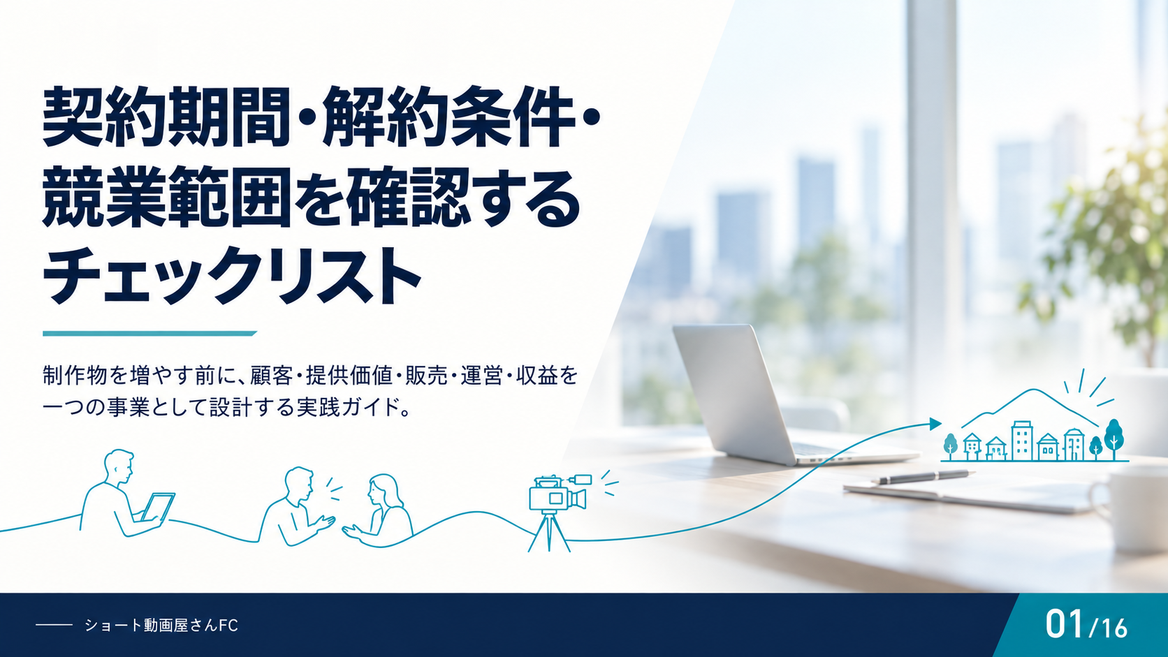 契約期間・解約条件・競業範囲を確認するチェックリストの表紙